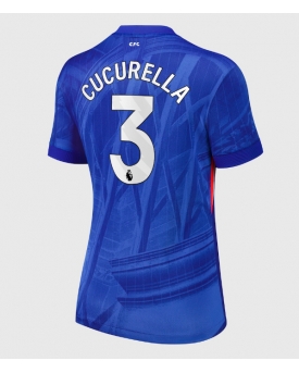 Billige Fotballdrakt Chelsea Marc Cucurella #3 Replika Hjemmedrakt Dame 2025-26 Kortermet Billige Fotballdrakt Chelsea Marc Cucurella #3 Replika Hjemmedrakt Dame 2025-26 Kortermet